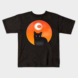 Autumn Void Cat Kids T-Shirt